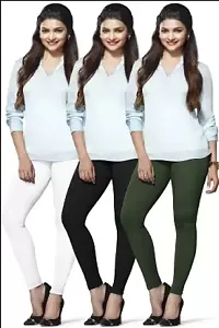 Lyra Ethnic Wear Legging (White, Green, Black, Solid)-LYRA_AL_10_11_58_FS_3PC-thumb1