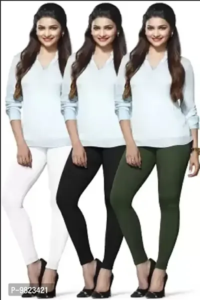 Lyra Ethnic Wear Legging (White, Green, Black, Solid)-LYRA_AL_10_11_58_FS_3PC-thumb2