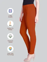 Lux Lyra Rust Free Size Churidar Leggings-thumb2