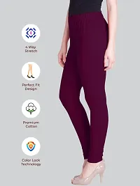 Beautiful Cotton Premium Churidar Leggings Combo For Women Pack Of 2-thumb2