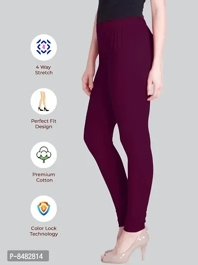 Beautiful Cotton Premium Churidar Leggings Combo For Women Pack Of 2-thumb3