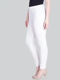 Lyra Women's Skinny Fit Leggings (LUX_White_Free Size)-thumb3