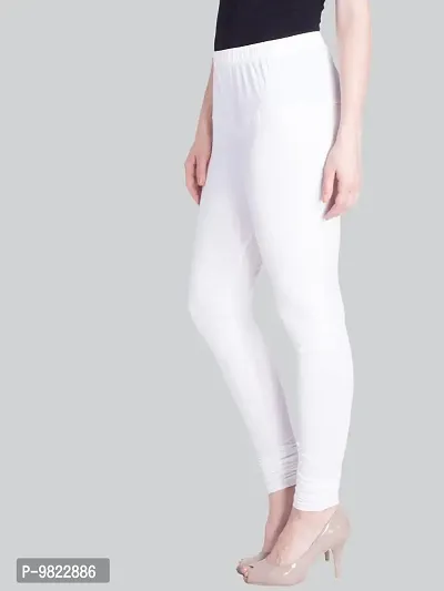 Lyra Women's Skinny Fit Leggings (LUX_White_Free Size)-thumb4