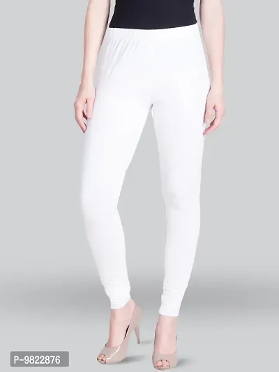 Lyra Women's Cotton Churidar Leggings (Lux_Lyra_IC_Off White_Free Size)-thumb0