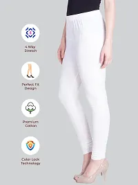 Lyra Women's Cotton Churidar Leggings (Lux_Lyra_IC_Off White_Free Size)-thumb4