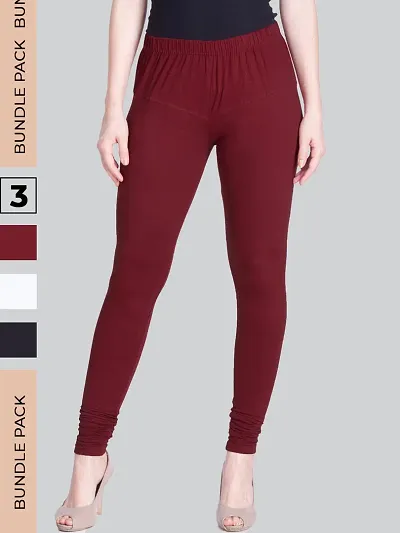 Buy Lux Lyra Premium Churidaar Leggings L42 Cherry Free Size Online at Low  Prices in India at Bigdeals24x7.com