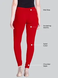 Lux Lyra Styish Cotton Solid Skinny Fit Leggings For Women-thumb1