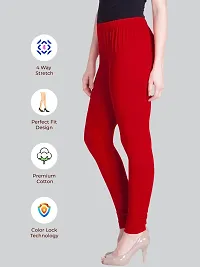 Lux Lyra Styish Cotton Solid Skinny Fit Leggings For Women-thumb3