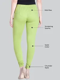 Lux Lyra Styish Cotton Solid Skinny Fit Leggings For Women-thumb1