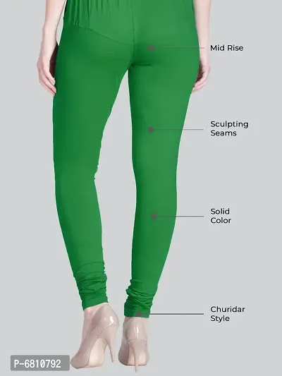 Lux Lyra Styish Cotton Solid Skinny Fit Leggings For Women-thumb2
