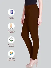 Lux Lyra Styish Cotton Solid Skinny Fit Leggings For Women-thumb2