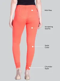 Lux Lyra Styish Cotton Solid Skinny Fit Leggings For Women-thumb1