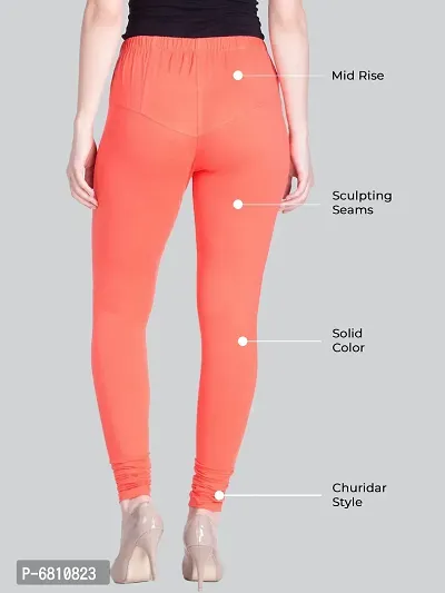 Lux Lyra Styish Cotton Solid Skinny Fit Leggings For Women-thumb2