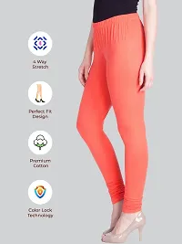 Lux Lyra Styish Cotton Solid Skinny Fit Leggings For Women-thumb2