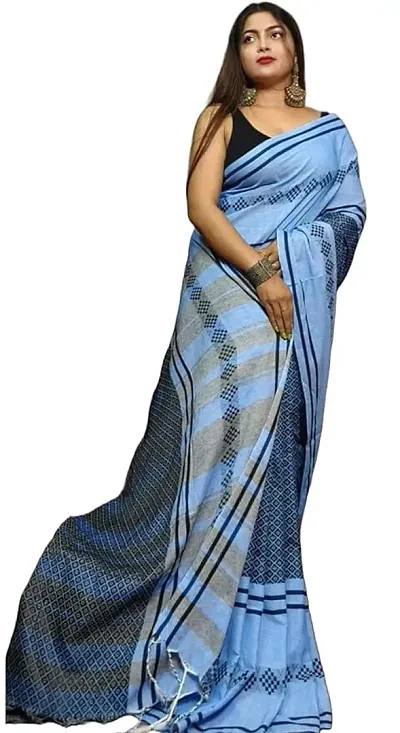 Elegant Cotton Saree with Blouse piece 