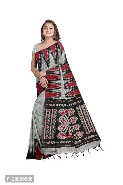 Stylish Cotton Saree with Blouse piece For Women-thumb0