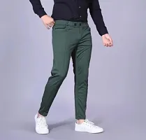 Men's Super Combed Cotton Rich Slim Fit Track pants-thumb1