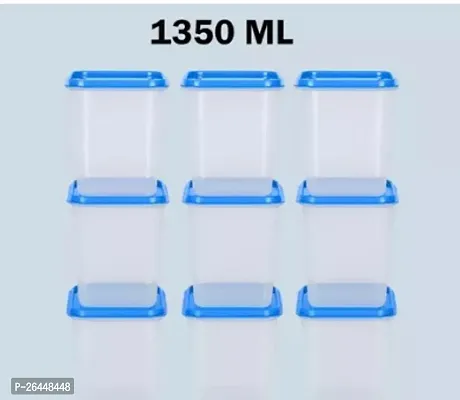 Designer Plastic Containers Pack of 9-thumb0