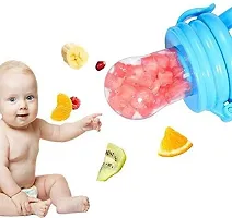 Wolfano Nibbler for Babies 3 to 12 Months Fruit Feeder Nibbler for Babies 3 12 Months Soother Multicolor-thumb1