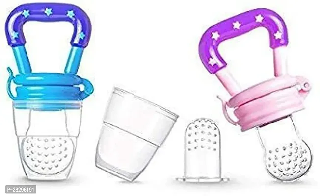 Wolfano Nibbler for Babies 3 to 12 Months Fruit Feeder Nibbler for Babies 3 12 Months Soother Multicolor-thumb5