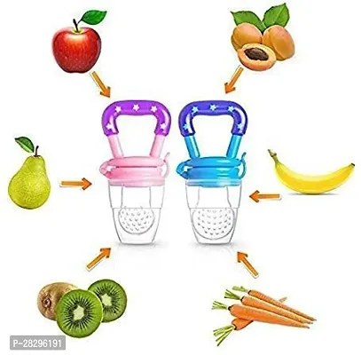 Wolfano Nibbler for Babies 3 to 12 Months Fruit Feeder Nibbler for Babies 3 12 Months Soother Multicolor-thumb3