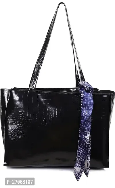 Leather Goods  Womens Handbag/Ladies Shoulder Bag/Girls tote bag/Croc Pattern/Office Bag for women-thumb0