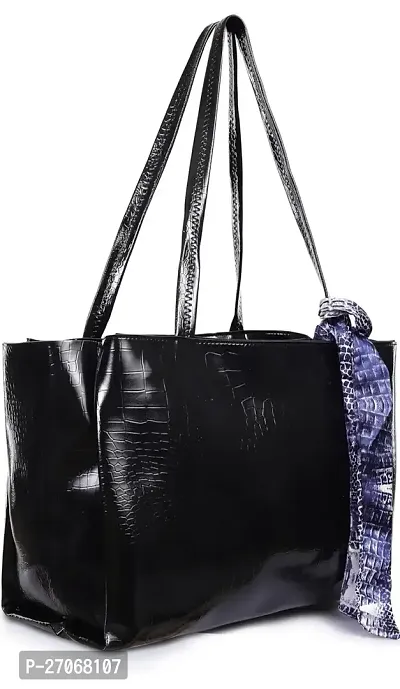 Leather Goods  Womens Handbag/Ladies Shoulder Bag/Girls tote bag/Croc Pattern/Office Bag for women-thumb5