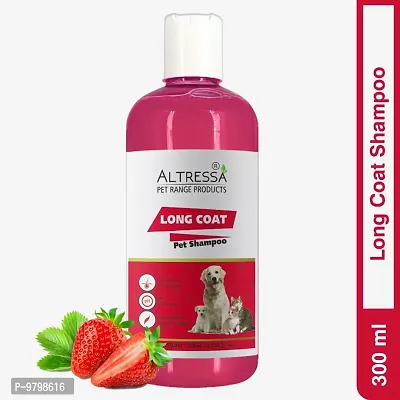ALTRESSA Long Coat Pet Shampoo for Hair Rejuvenation, pH Balanced, Boost Volume for Shiny  Smooth Hair, 300 ml-thumb0
