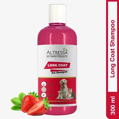 ALTRESSA Long Coat Pet Shampoo for Hair Rejuvenation, pH Balanced, Boost Volume for Shiny  Smooth Hair, 300 ml