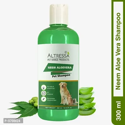 ALTRESSA Neem Aloe Vera Pet Shampoo for Hair Rejuvenati-thumb0