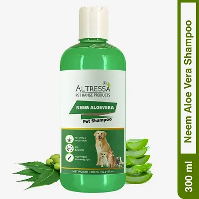 ALTRESSA Neem Aloe Vera Pet Shampoo for Hair Rejuvenati