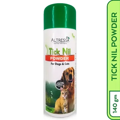 Tick and Flea Powder for Dogs and Cats | Natural  Gentle Formula | Targeted Flea  Tick Application | Multi-Purpose Flea Treatment for Dogs and Cats, 140 gm