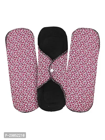 4-Layered Ultra Thin Rash Free Reusable Sanitary Cloth Pads Pack Of 3