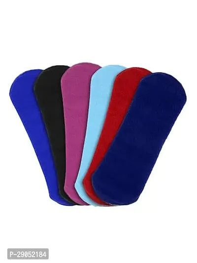 4-Layered Ultra Thin Rash Free Reusable Sanitary Cloth Pads Pack Of 6