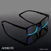 Aferelle ? Premium Blue Ray Cut Lens |Zero Power | UV420 with Anti-reflection | CR Lens TR90 Rectangle Frame Unisex Glasses For All Digital Screens |Free Size |53 mm (Gradient Turquoise)-thumb4