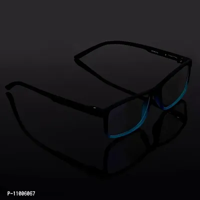 Aferlite? Zero Power Computer glasses For Men | Women | Unisex | TR90 Frame |CR Lens | Medium (Gradient Turquoise | Matt Black)-thumb5