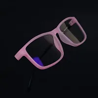 Aferlite? Zero Power Computer glasses For Men | Women | Unisex | TR90 Frame |CR Lens | Medium (Matt Pink | Black)-thumb3