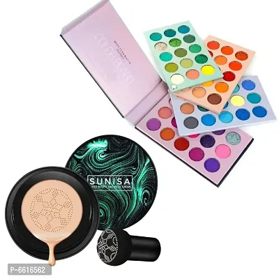 combo of 60 Color Eyeshadow and Sunisha Foundation-thumb0
