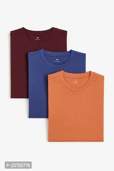 Classic Cotton Combo Pack T-shirt For Men-thumb0