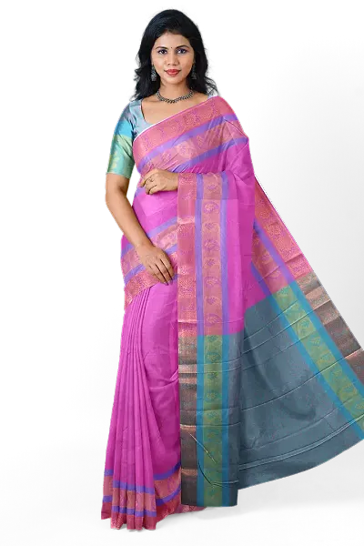 Classic Art Silk Jacquard Saree With Blouse Piece