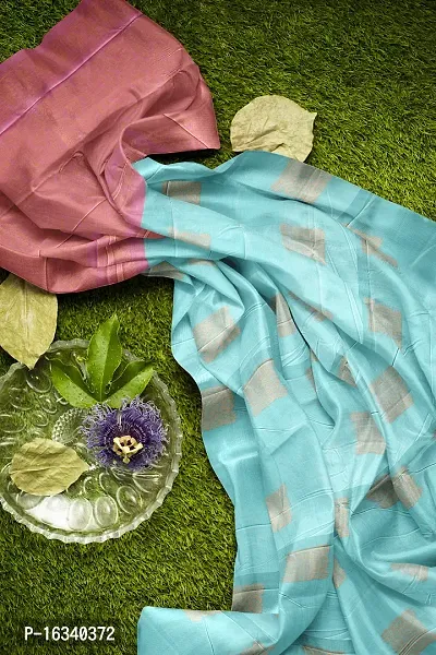 Classic Art Silk Jacquard Saree With Blouse Piece-thumb2