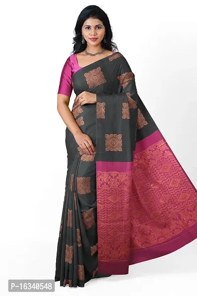 Beautiful Art Silk Saree with Blouse piece