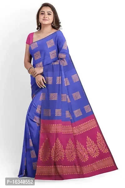 Beautiful Art Silk Saree with Blouse piece