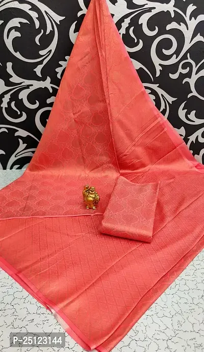 Stunning Bridal Art Silk Zari Woven Saree With Blouse Piece For Women