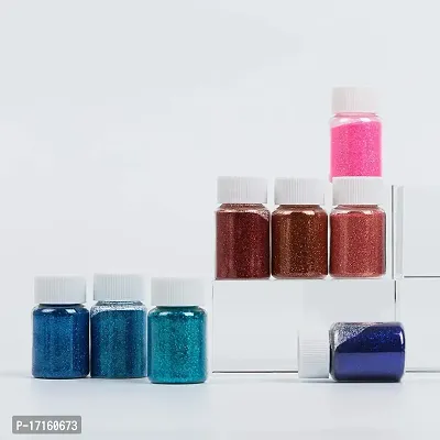 Buy SNOOGG Fine Glitter for Crafts DIY Resin Art Decoration tumblers Candle  Slime Making, Festival Body Face Eyeshadow Nail Art Slime. 20 Gram Each.300  Gram All Online In India At Discounted Prices