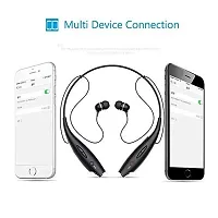 Premium Quality Hbs 730 Wireless Neckband Bluetooth Earphone Headset Earbud Portable Headphone Handsfree Sports Running Sweatproof Compatible Android Smartphone Noise Cancellation-thumb3