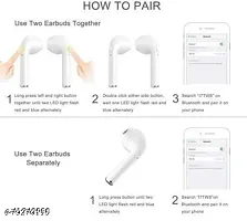 I7s Twins Wireless Bluetooth Earphone Mini Twin Portable Bluetooth Headset, with Charging Box MP3 player MP3 Player (White, 0 Display)-thumb1