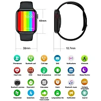 T500 / T55 Smartwatch Touch Screen Smart Fitness Band Watch with Heart Rate Activity Tracker Waterproof Body Smart Watch(Black)-thumb3