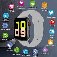 T500 Full Touch Screen Bluetooth Smartwatch White-thumb2