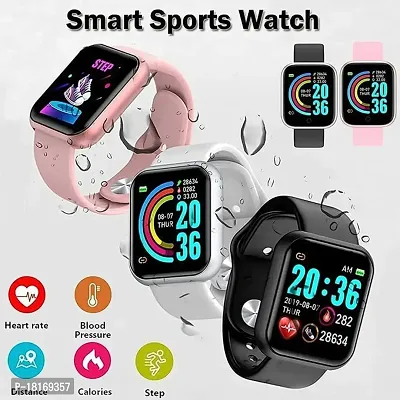 T500 Full Touch Screen Bluetooth Smartwatch Pink-thumb4